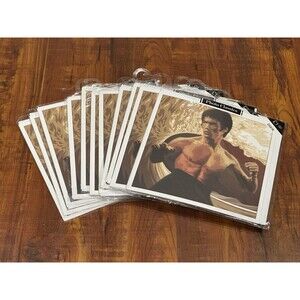 Lot of (11) Vintage Bruce Lee 6x6” Marks & Spencer Blank Greeting Cards - New!
